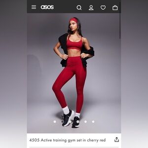 ASOS Cherry Red Leggings 4505